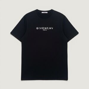 Givenchy T-Shirt Paris‎ Logo Distressed Black XL